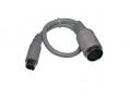 Adapter MiniDIN 6pol Stecker auf DIN 5pol Buchse